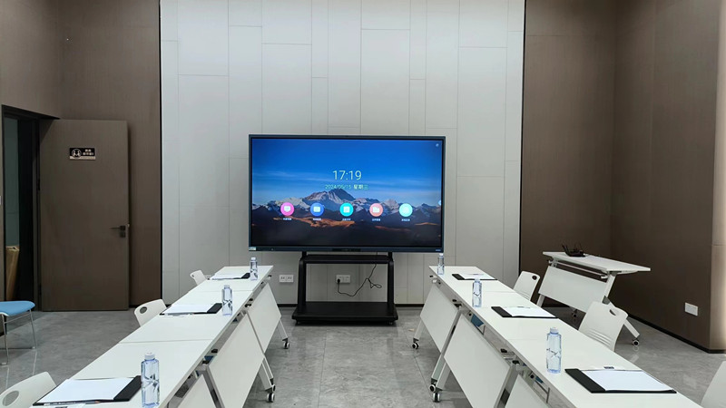 部门例会投影仪的工作进度可视化投影与任务分配展示
